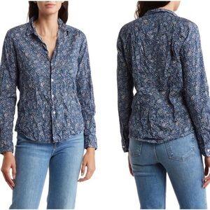 Frank & Eileen BARRY Tailored Button-Up Shirt Sz M